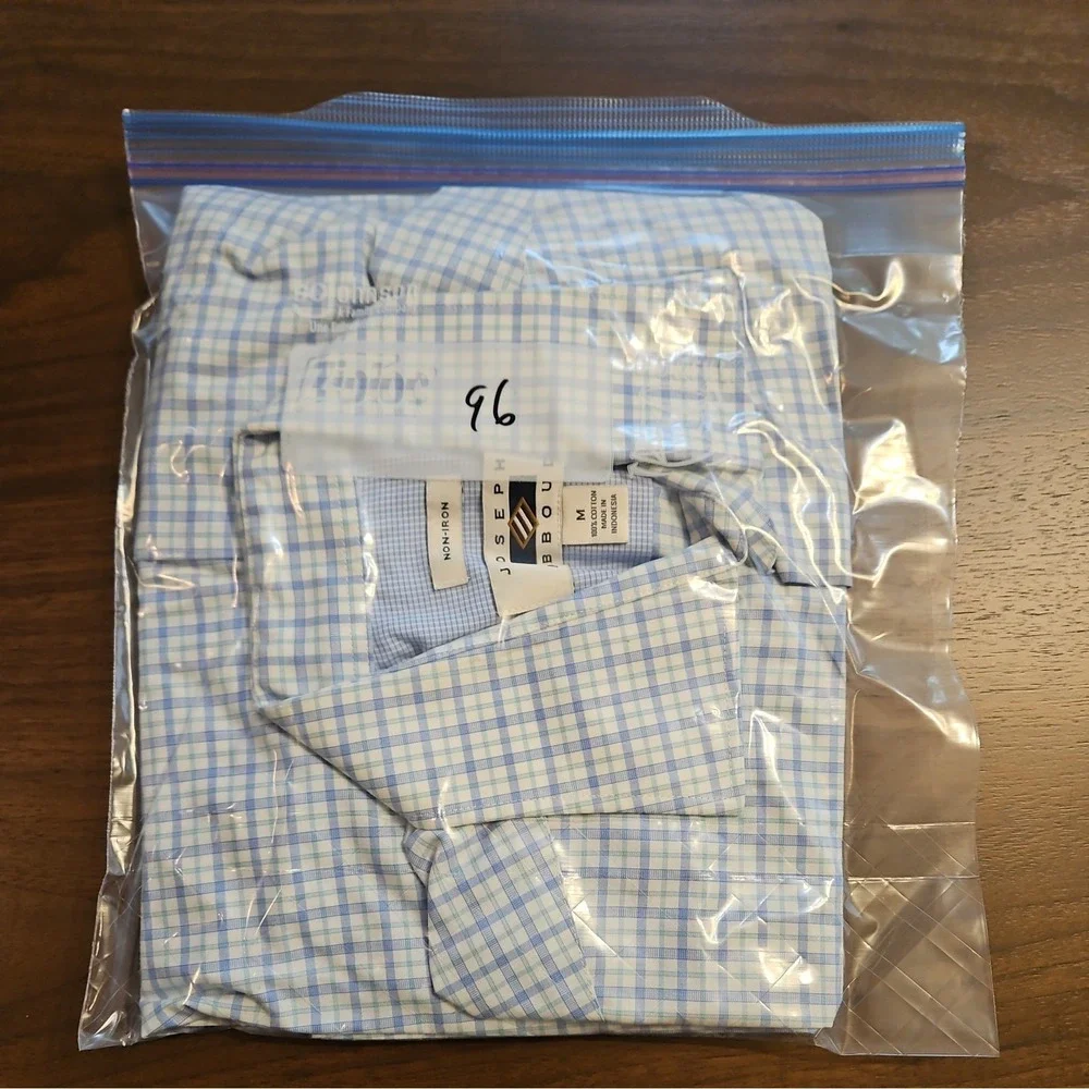 Joseph Abboud‎ Non Iron Long Sleeve Button Up Mens Shirt Medium